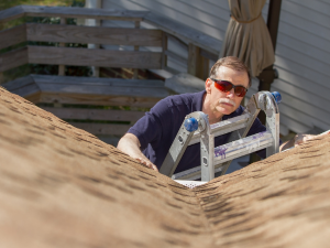 Roofing contractor in Pikesville advises on DIY roof inspection by homeowner